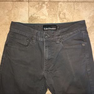 RSQ New York Slim Straight Gray Jeans